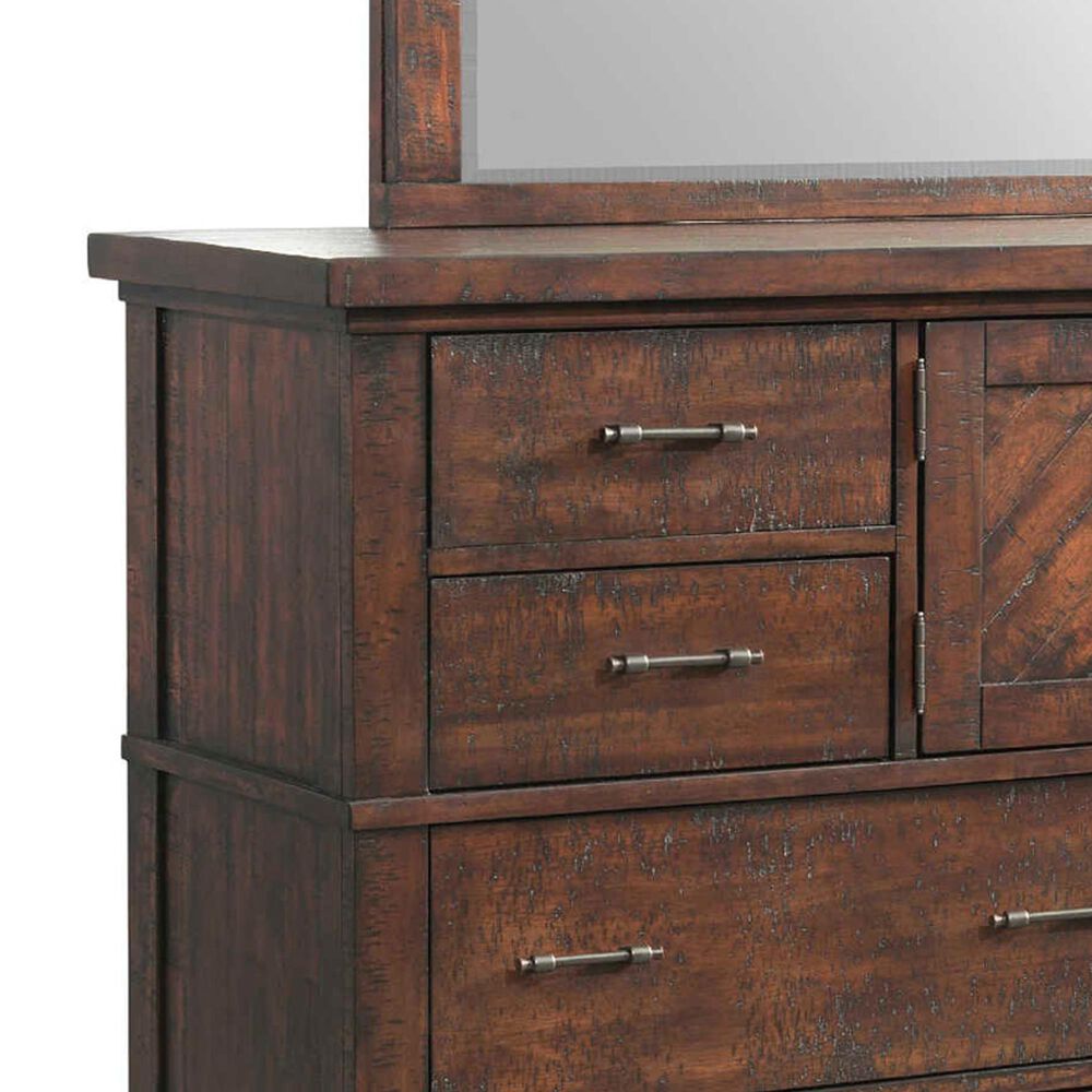 Mayberry Hill Jax 4-Piece Queen Bedroom Set in Cherry, , large