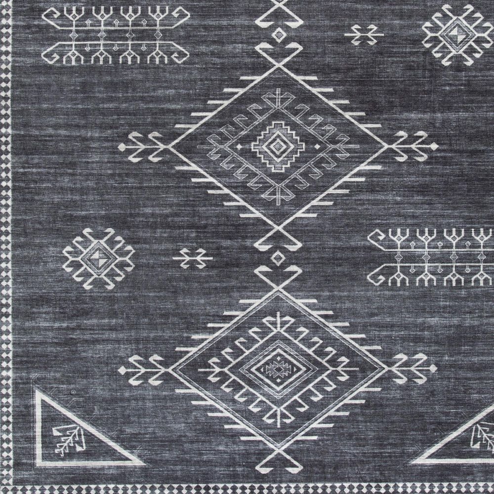 Ashley Arloman 5&#39; x 7&#39; Black, Cream and Gray Area Rug, , large