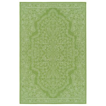 Kaleen Rugs Sunice 1"9" x 3" Lime Green and Ivory Area Rug, , large