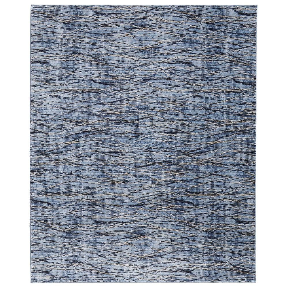 Feizy Rugs Sonora Blue and Navy 6"7" x 9"6" Area Rug, , large