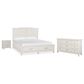 Nicolette Home Willowbrook King Storage Bed with Dresser and Nightstand in Egg Shell White, , large