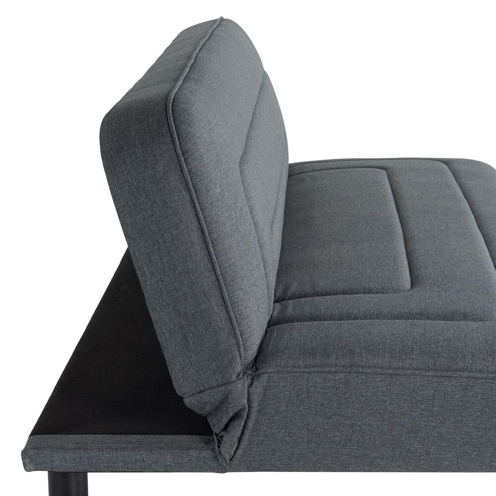 Lifestyle Solutions Frankie Convertible Sofa in Charcoal, , large