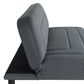 Lifestyle Solutions Frankie Convertible Sofa in Charcoal, , large