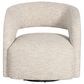 Bernhardt Chloe Swivel Chair in Beige and Tan, , large