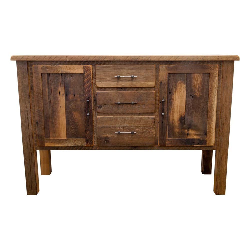 Daniel's Amish Collection Reclaimed Barnwood Sideboard in Barnwood Oak, , large