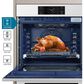 Samsung Bespoke 2-Piece Kitchen Package with White Bespoke 30" Double Wall Oven and Black 36" Induction Cooktop, , large