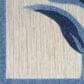 Nourison Aloha ALH33 7"10" x 10"6" Blue and Grey Indoor/Outdoor Area Rug, , large