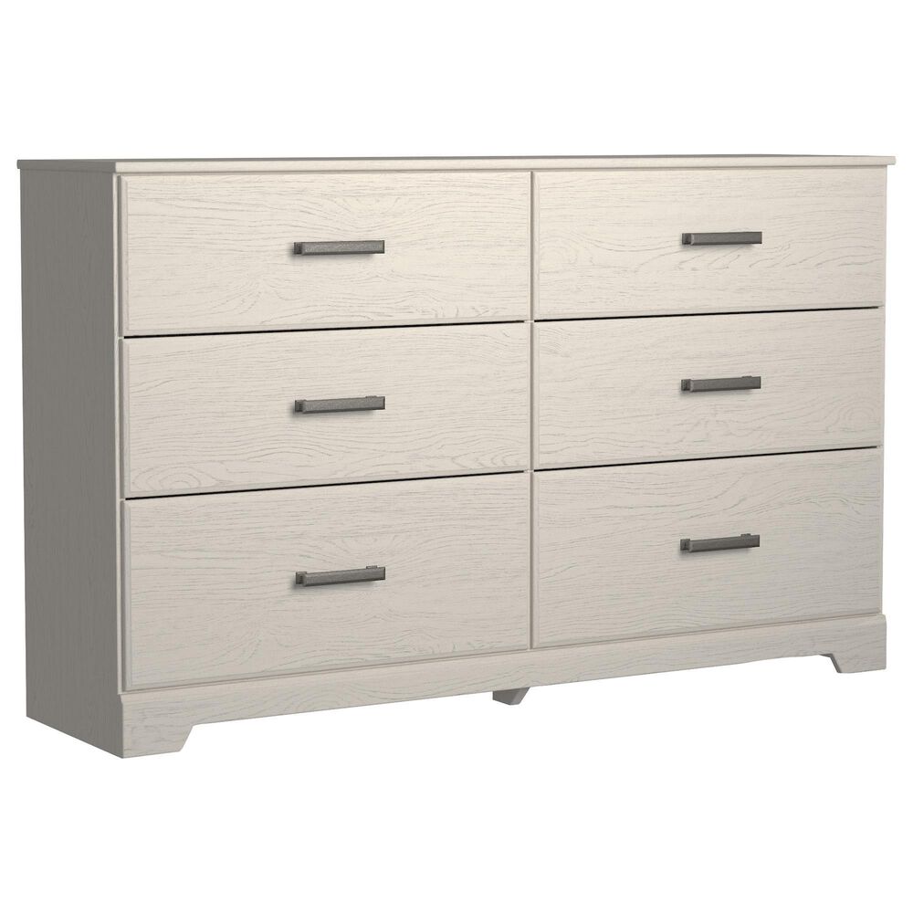 Ashley Stelsie 6-Drawer Dresser in White, , large