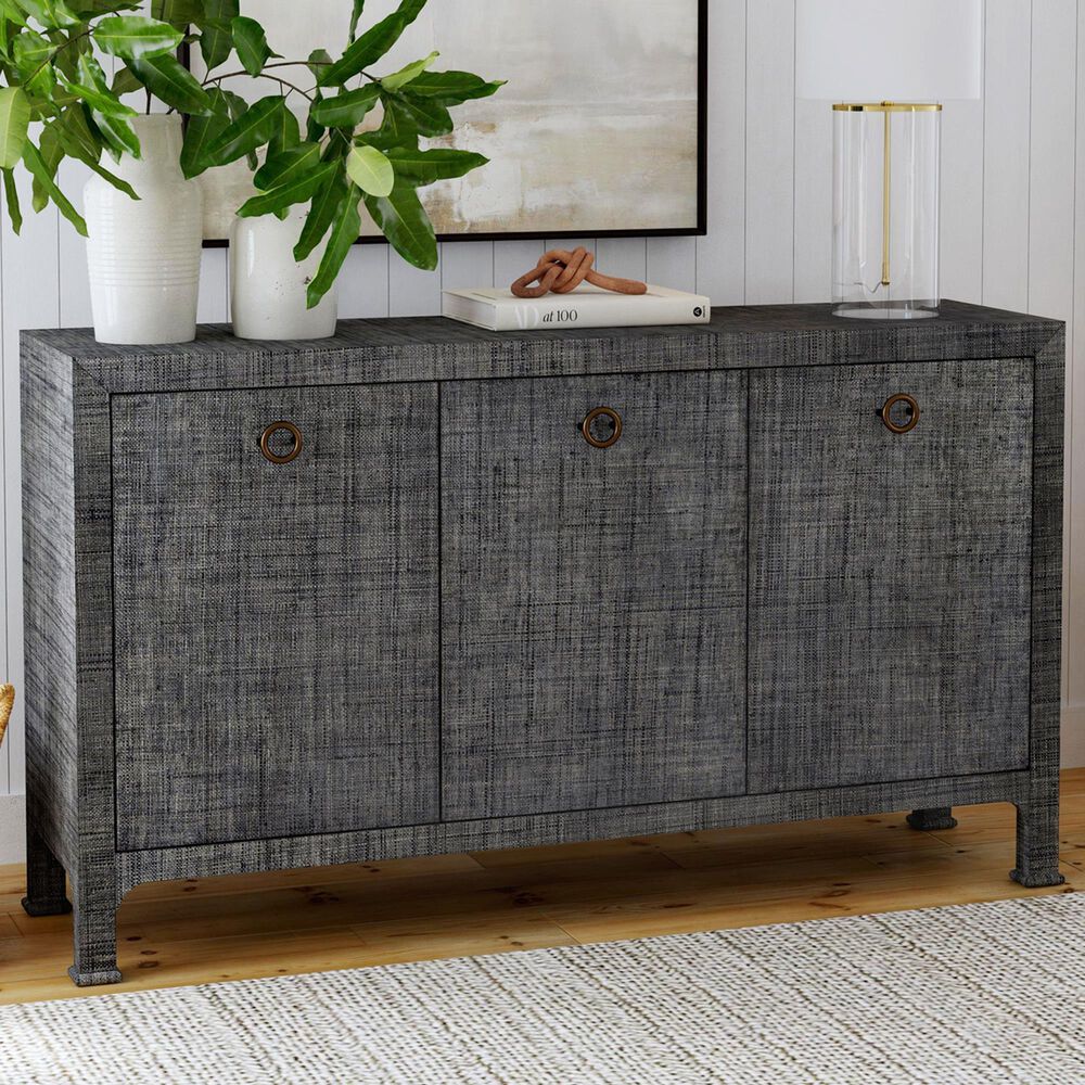 Butler Chatham Sideboard in Charcoal Raffia, , large