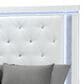 Global Furniture USA Alina Full Panel Bed with LED in White, , large