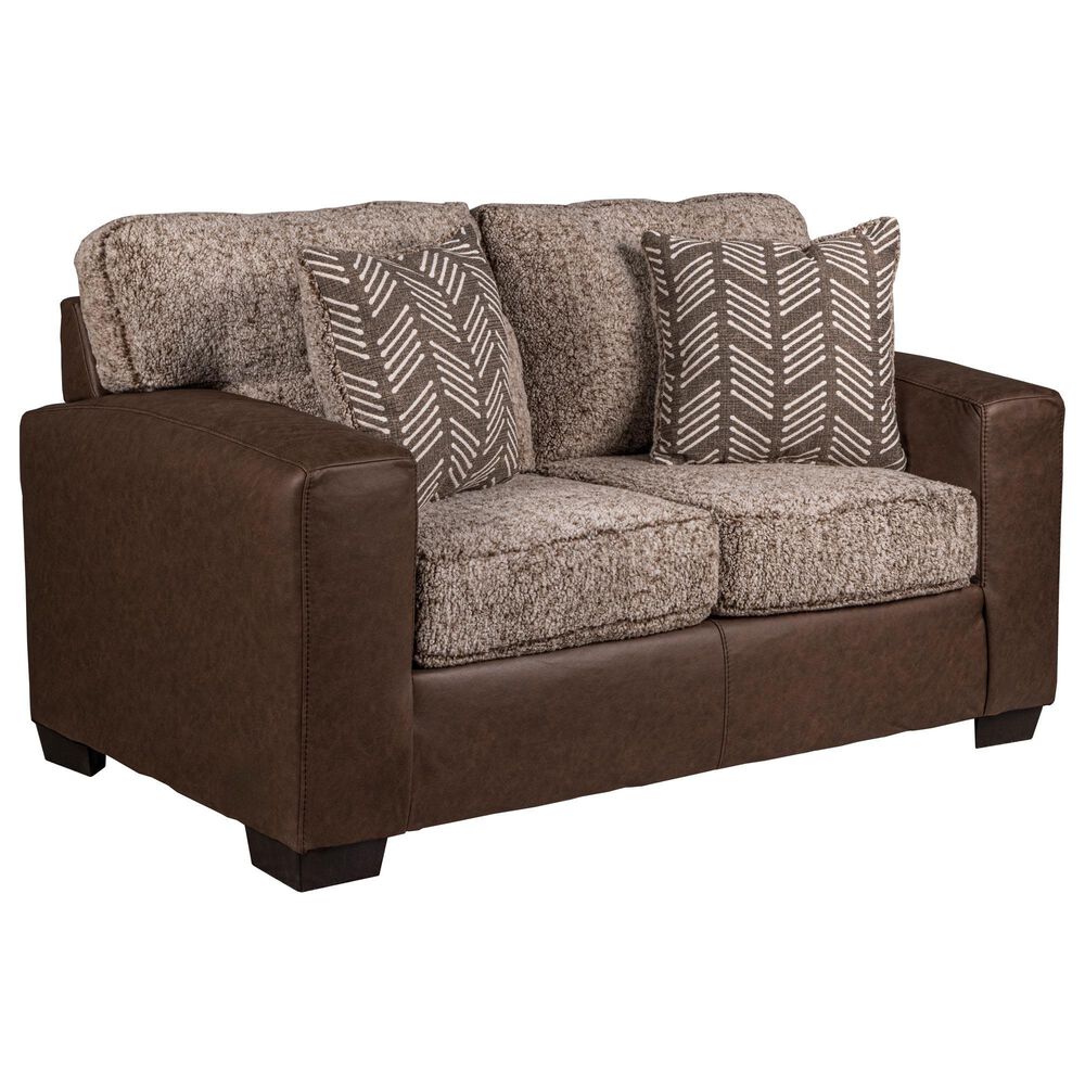Arapahoe Home Stationary Loveseat in Shearling Fawn, , large