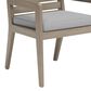 Homestyles Sustain Patio Dining Chair with Gray Cushion in Stain Brown (Set of 2), , large