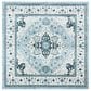 Safavieh Isabella ISA936M 6"7" Square Light Blue and Cream Area Rug, , large