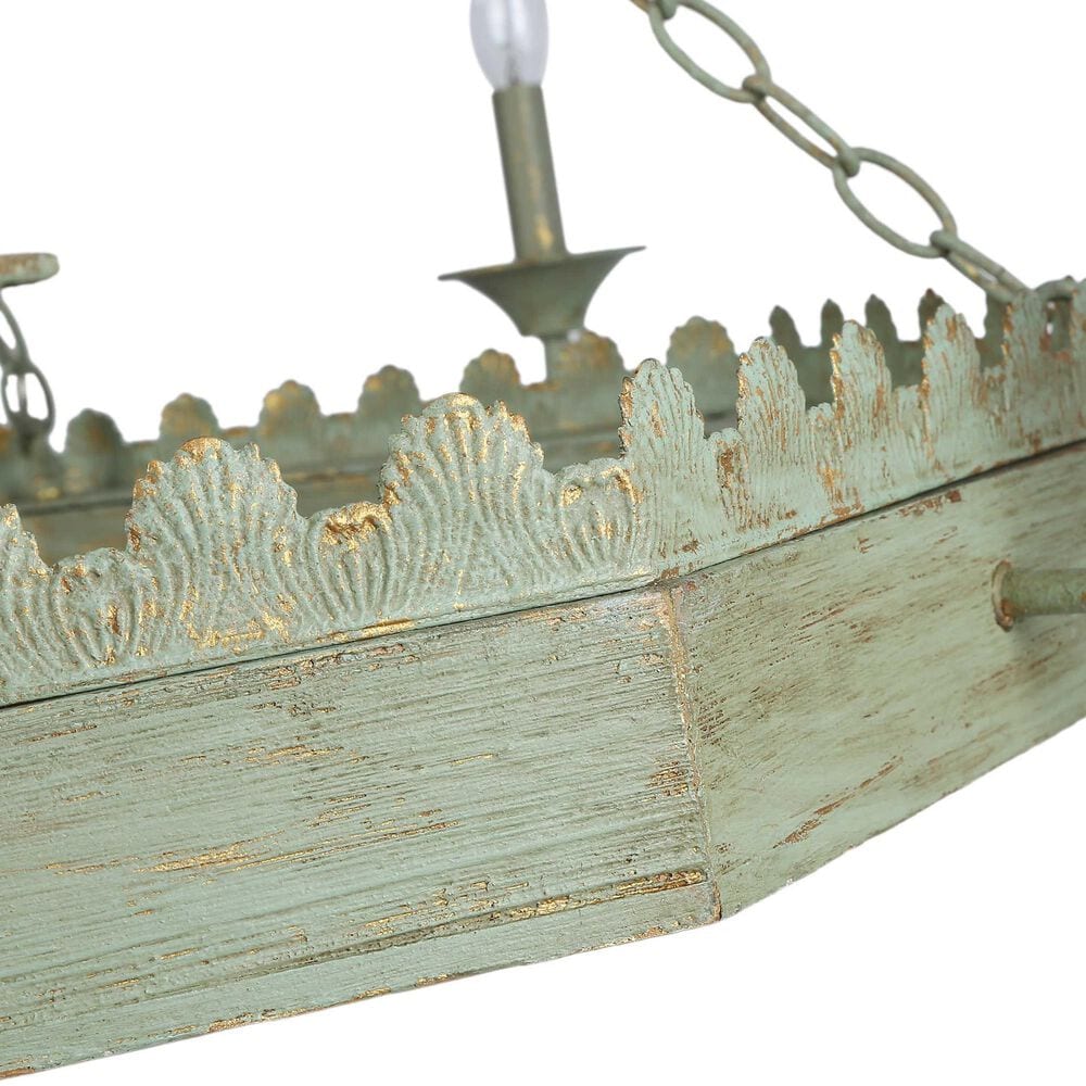 Golden Lighting Finley 8-Light Chandelier in Vintage Sage, , large