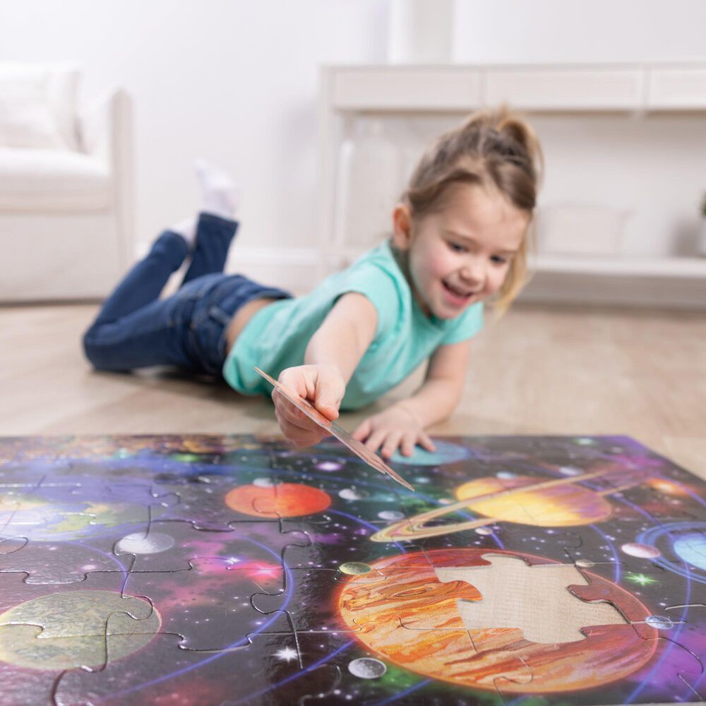 Melissa &amp; Doug 48-Piece Solar System Floor Puzzle, , large