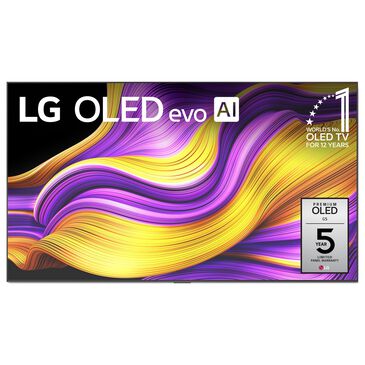LG 77" Class G5 Series OLED evo AI 4K with Supplied Wall Mount in Black - Smart TV, , large