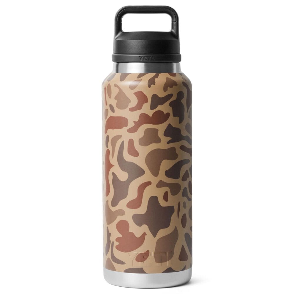 YETI Rambler 46 Oz Water Bottle with Chug Cap in Wetlands Camo, , large