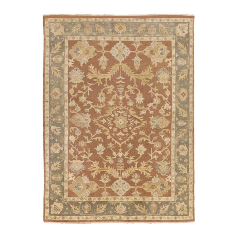 Surya Hillcrest HIL-9009 7"9" x 9"9" Tan, Brown and Khaki Area Rug, , large