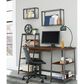 Signature Design by Ashley Soho Home Office Desk and Shelf in Dark Brown, , large