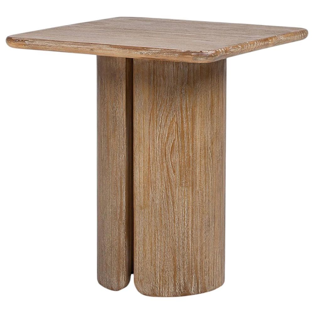 Jennifer Taylor Home Sonoma End Table in Rustic Greige Brown, , large