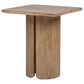 Jennifer Taylor Home Sonoma End Table in Rustic Greige Brown, , large