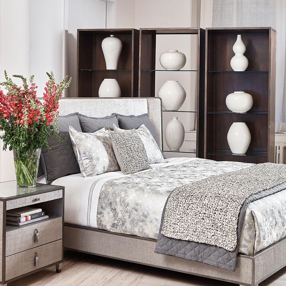 Ann Gish Art Of Home 3-Piece Queen Flannel Coverlet Set In Grey, , large