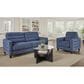 LumiSource Willow Accent Chair in Blue, , large