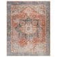 Surya Amelie AML-2309 8"10" x 12" Terracotta, Ivory, Butter, Black, Blush and Blue Area Rug, , large