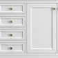 James Martin Vanities Chicago 60" Single Bathroom Vanity in Glossy White with 3 cm Lime Delight Quartz Top and Rectangular Sink, , large