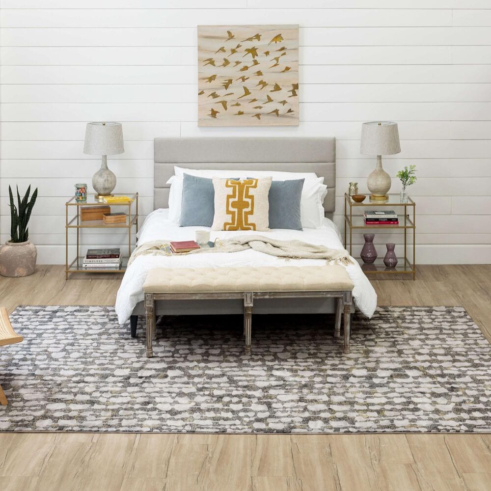 Karastan Tryst Portofino 9&#39; x 12&#39; Granite Area Rug, , large