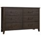 Viceray Collections Passageways 6 Drawer Dresser in Charleston Brown, , large