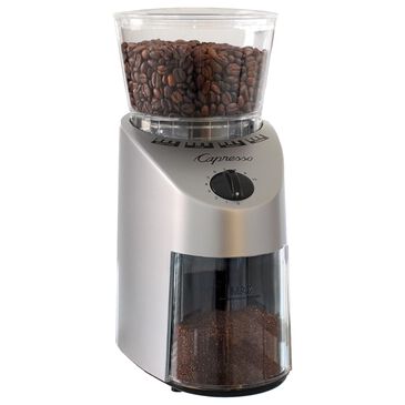 Capresso 8.8 Oz Infinity Conical Burr Grinder in Stainless Steel, , large