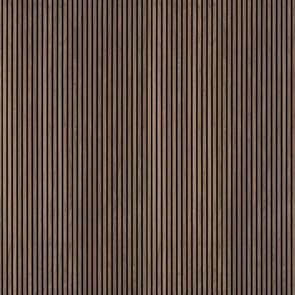 MS International Acoustic Wood Slat 9.5" x 94.5" Wall Panels in Tawny, , large