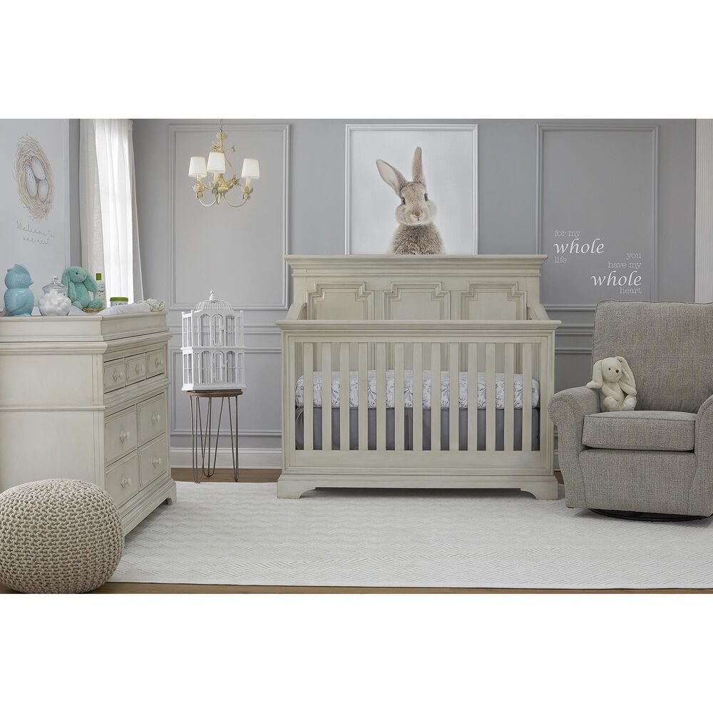 Kingsley Baby Amherst Crib in Antique White, , large