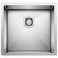 Blanco Precision 19" R10 Single Bowl Kitchen Sink in Satin Polished, , large