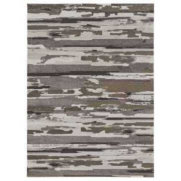 Feizy Vancouver 10" x 14" Brown Area Rug, , large