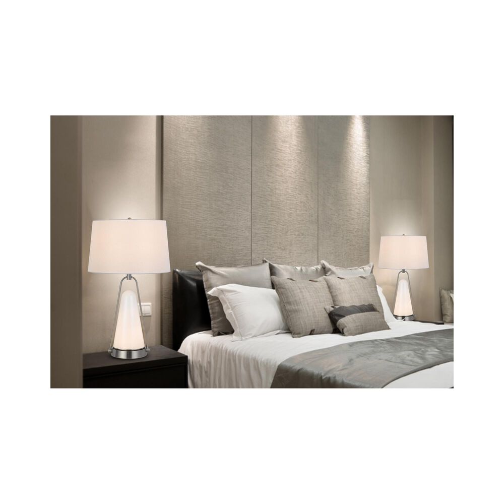 Cal Lighting Table Lamp w/ LED Night Light, , large