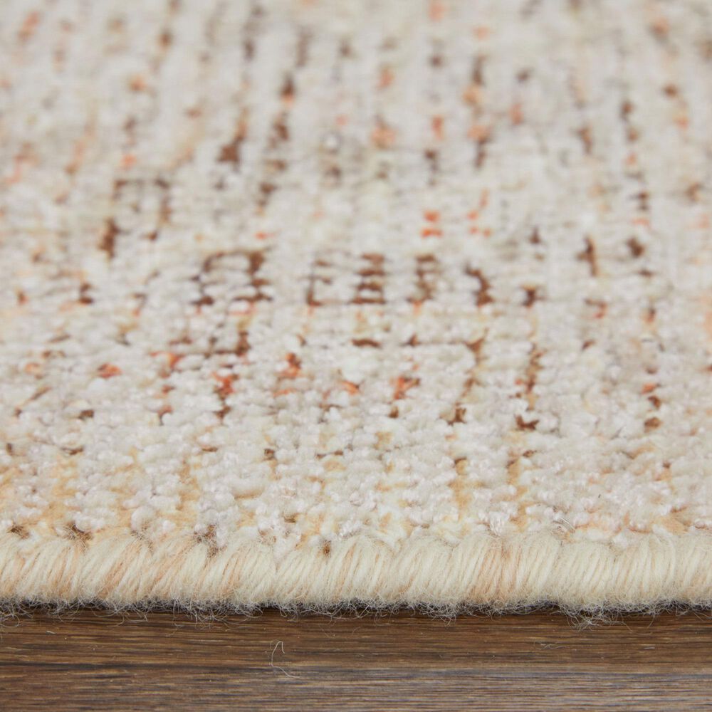 Feizy Caldwell 3&#39;6&quot; x 5&#39;6&quot; Orange and Ivory Area Rug, , large