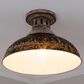 Golden Lighting Kinsley Semi-Flush in Aged Galvanized, , large