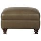 Simon Li Leather Ottoman in Triomphe Mushroom, , large