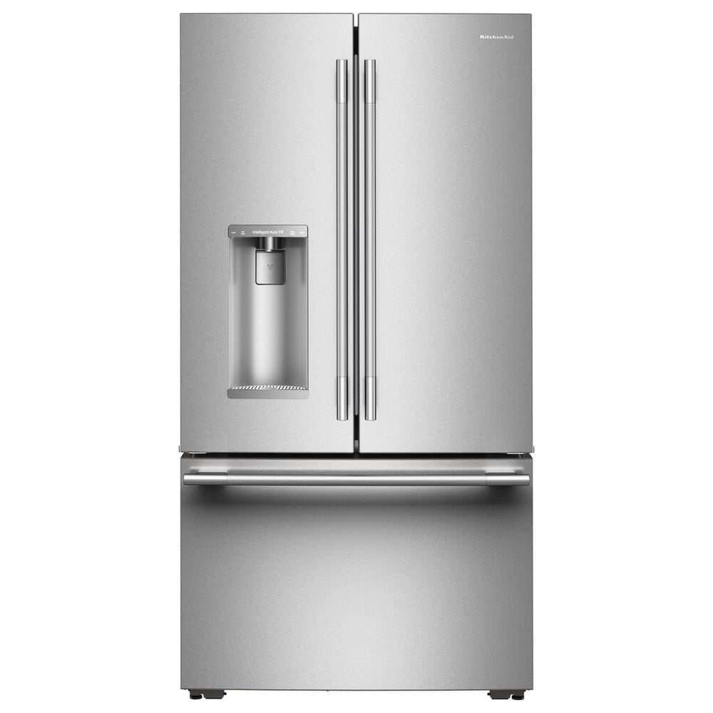 KitchenAid 23 Cu. Ft. Counter-Depth French Door Refrigerator in Fingerprint Resistant Stainless Steel, , large
