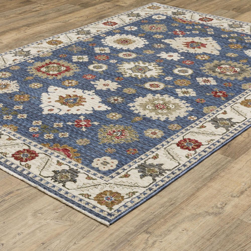 Oriental Weavers Hastings HA06Z 6&#39;7&quot; x 9&#39;6&quot; Blue Area Rug, , large