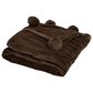 Safavieh Dalson 50" x 60" Throw in Chocolate, , large
