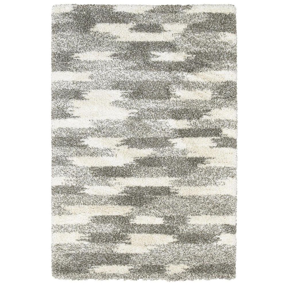 Oriental Weavers Henderson 565J 9"10" x 12"10" Grey and Ivory Area Rug, , large