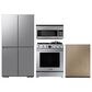 Dacor 4 Piece Kitchen Package in Stainless Steel, , large