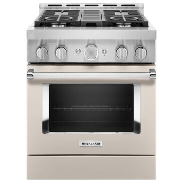 KitchenAid 4.1 Cu. Ft. Freestanding Gas Range with True Convection in Milkshake, , large