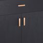 Furniture of America Lester Buffet Table in Black and Rose Gold, , large