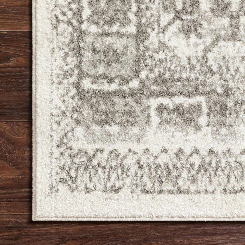 Loloi Joaquin JOA-04 2&#39;7&quot; x 8&#39; Ivory and Grey Runner, , large