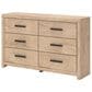 Ashley Sanginlane 6-Drawer Dresser Only in Tan, , large