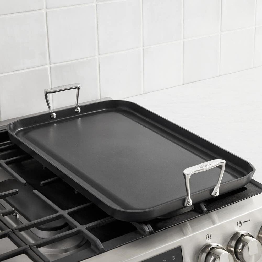 All-Clad HA1 Expert Nonstick Double Burner Griddle in Black, , large